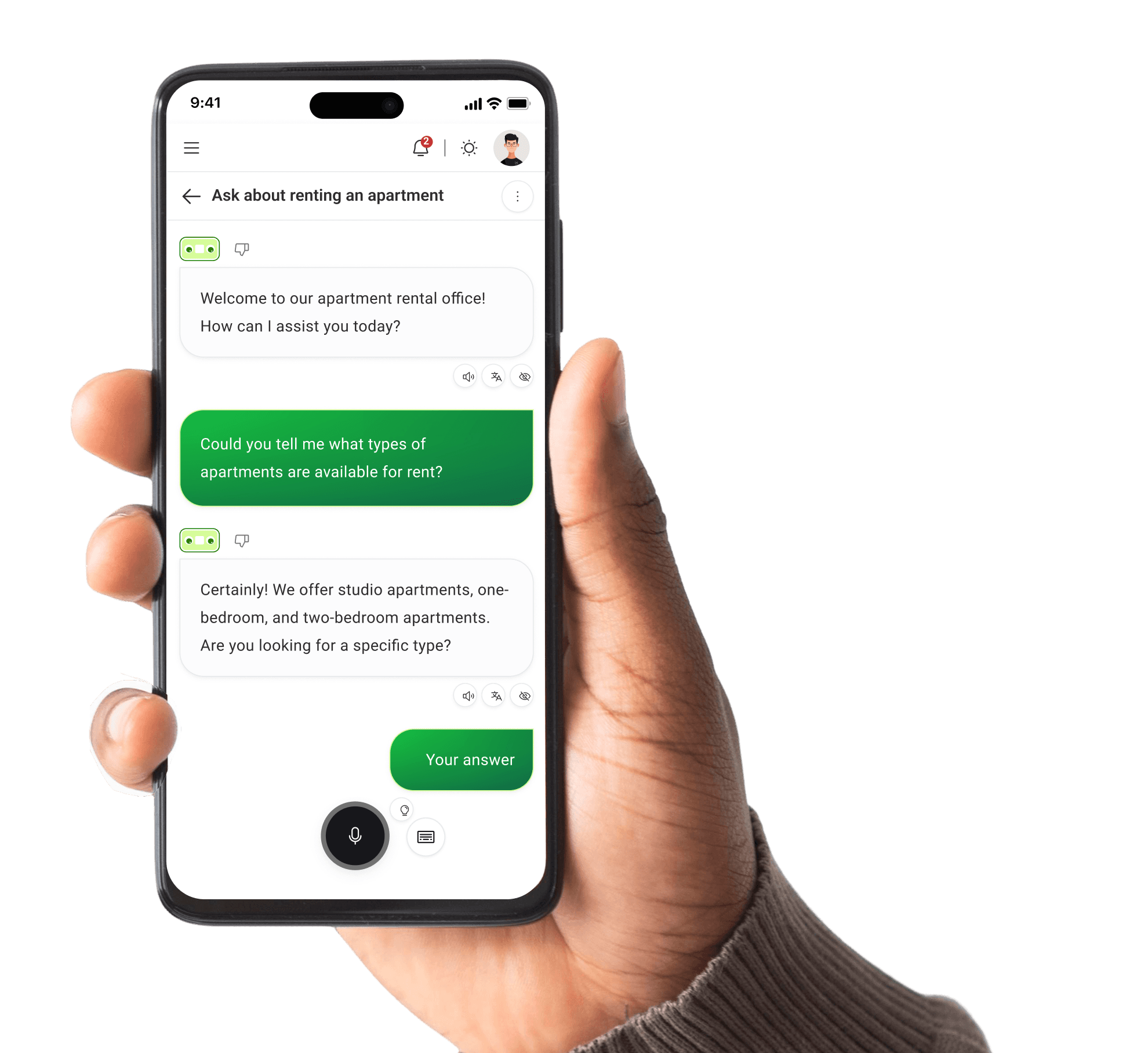Close up of hand holding phone displaying subscription details